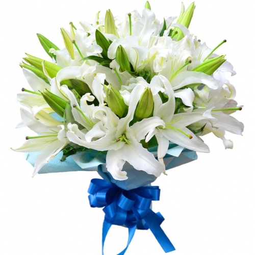 White lilies