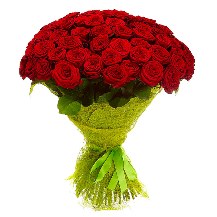 57 red roses