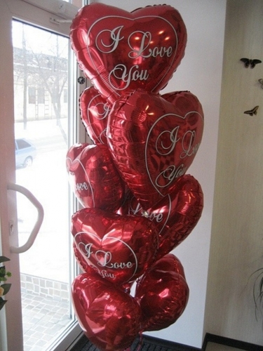 Cloud of balloons