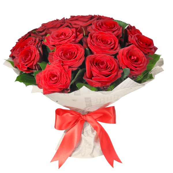17 red roses