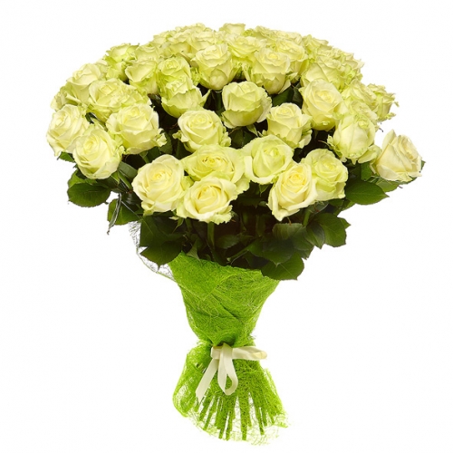 35 white roses
